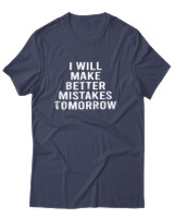 T-Shirt Αντρικό - Better Mistakes Tomorrow - Color Thumbnail Μπλε Γκρι