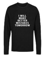 Μακρυμάνικο Μακό Αντρικό - Better Mistakes Tomorrow - Color Thumbnail Μαύρο