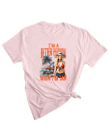 T-Shirt Woman Fashion Γυναικείο - Better Person - Color Thumbnail PALE PINK