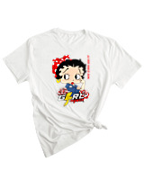 T-Shirt Woman Fashion Γυναικείο - Betty Style - Color Thumbnail WHITE