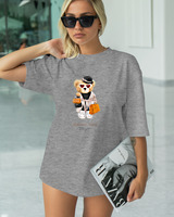 T-Shirt Classic - Beverly Hills Style - Color Thumbnail GREY MELANZE