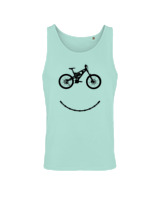 Αμάνικο Μπλουζάκι Αντρικό - Bicycle Smile - Color Thumbnail Arctic Blue