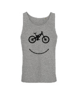 Αμάνικο Μπλουζάκι Αντρικό - Bicycle Smile - Color Thumbnail Γκρί Μελανζέ