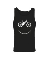 Αμάνικο Μπλουζάκι Αντρικό - Bicycle Smile - Color Thumbnail Μαύρο