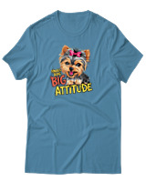 T-Shirt Αντρικό - Big Attitude - Color Thumbnail Τιρκουάζ