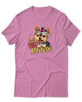 T-Shirt Αντρικό - Big Attitude - Color Thumbnail Ροζ