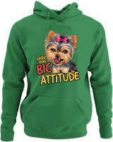 Φούτερ με κουκούλα - Big Attitude - Color Thumbnail Kelly Green