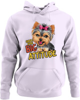 Φούτερ με κουκούλα - Big Attitude - Color Thumbnail Λιλά