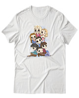 T-Shirt Αντρικό - Big Bang Theory - Color Thumbnail Άσπρο