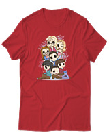 T-Shirt Αντρικό - Big Bang Theory - Color Thumbnail Κόκκινο