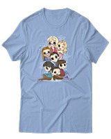 T-Shirt Αντρικό - Big Bang Theory - Color Thumbnail Γαλάζιο