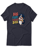 T-Shirt Αντρικό - Big Fluff - Color Thumbnail Σκούρο Μπλε