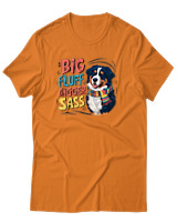 T-Shirt Αντρικό - Big Fluff - Color Thumbnail Πορτοκαλί