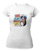 T-Shirt Στενή Γραμμή - Big Fluff - Color Thumbnail ΄Ασπρο