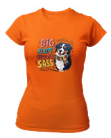 T-Shirt Στενή Γραμμή - Big Fluff - Color Thumbnail Πορτοκαλί