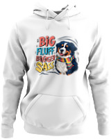 Φούτερ με κουκούλα - Big Fluff - Color Thumbnail ΄Ασπρο