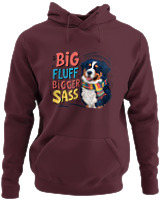 Φούτερ με κουκούλα - Big Fluff - Color Thumbnail Marron