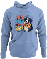 Φούτερ με κουκούλα - Big Fluff - Color Thumbnail Blue Carolina