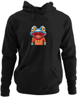 Φούτερ με κουκούλα - Big Frog - Color Thumbnail Μαύρο