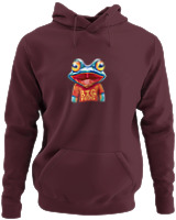 Φούτερ με κουκούλα - Big Frog - Color Thumbnail Marron