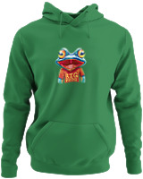 Φούτερ με κουκούλα - Big Frog - Color Thumbnail Kelly Green