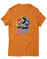 T-Shirt Αντρικό - Big Game Energy - Color Thumbnail Πορτοκαλί