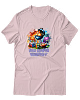 T-Shirt Αντρικό - Big Game Energy - Color Thumbnail Απαλό Ροζ