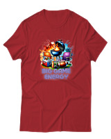 T-Shirt  Γυναικείο - Big Game Energy - Color Thumbnail Κόκκινο