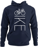 Φούτερ με κουκούλα - Bike - Color Thumbnail Navy Blue