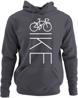 Φούτερ με κουκούλα - Bike - Color Thumbnail Ανθρακί