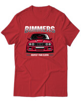 T-Shirt Unisex - Bimmers - Color Thumbnail Κόκκινο