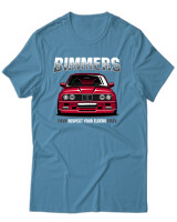 T-Shirt Unisex - Bimmers - Color Thumbnail Τιρκουάζ