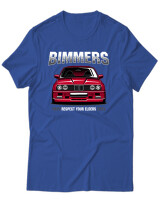 T-Shirt Unisex - Bimmers - Color Thumbnail Μπλε Ρουά