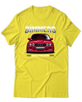 T-Shirt Unisex - Bimmers - Color Thumbnail Κίτρινο