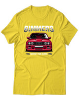 T-Shirt Unisex - Bimmers - Color Thumbnail Χρυσό Κίτρινο