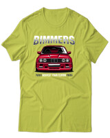 T-Shirt Unisex - Bimmers - Color Thumbnail Λαχανί
