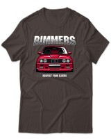 T-Shirt Unisex - Bimmers - Color Thumbnail Καφέ