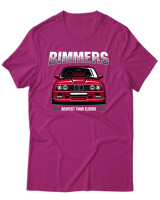 T-Shirt Unisex - Bimmers - Color Thumbnail Φουξια