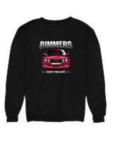Φούτερ χωρίς κουκούλα Γυναικείο - Bimmers - Color Thumbnail Μαύρο