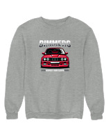 Φούτερ χωρίς κουκούλα Γυναικείο - Bimmers - Color Thumbnail Γκρι Μελανζέ
