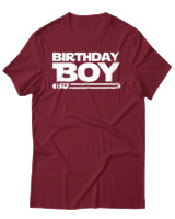 T-Shirt Αντρικό - Birthday Boy - Color Thumbnail Σκούρο Κόκκινο