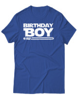 T-Shirt Αντρικό - Birthday Boy - Color Thumbnail Μπλε Ρουά