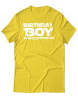 T-Shirt Αντρικό - Birthday Boy - Color Thumbnail Χρυσό Κίτρινο