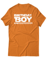 T-Shirt Αντρικό - Birthday Boy - Color Thumbnail Πορτοκαλί