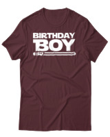 T-Shirt Αντρικό - Birthday Boy - Color Thumbnail Μπορντό