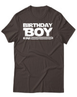 T-Shirt Αντρικό - Birthday Boy - Color Thumbnail Καφέ