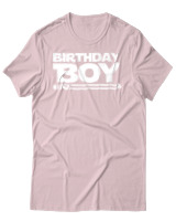 T-Shirt Αντρικό - Birthday Boy - Color Thumbnail Απαλό Ροζ