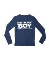 Μακρυμάνικο Μακό Παιδικό - Birthday Boy - Color Thumbnail Σκούρο Μπλε