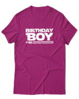 T-Shirt  Γυναικείο - Birthday Boy - Color Thumbnail Φούξια