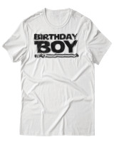 T-Shirt Αντρικό - Birthday Boy - Color Thumbnail Άσπρο